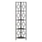 Monarch Specialties Bookshelf, Bookcase, Etagere, Corner, 4 Tier, 62"H, Office, Bedroom, Metal, Laminate, Brown, Black I 3611 - alternate 1